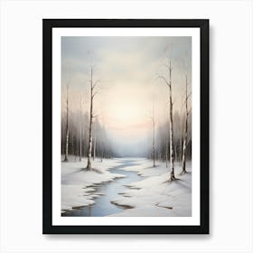 Winter Landscape 16 Art Print