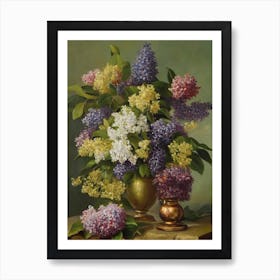 Lilac Painting 3 Flower Art Print