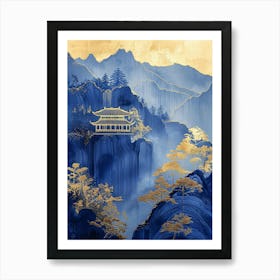 Chinese Temple Canvas Print Art Print