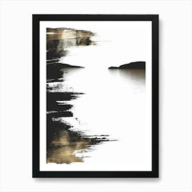 Abstract Of A Lake Art Print