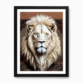 Lion Head 56 Art Print