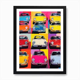 Classic Car Pop Art 7 Art Print