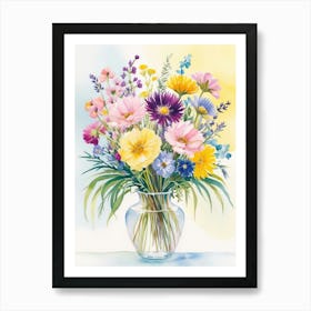 Flowers In A Vase 58 Art Print