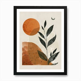 Sunset In The Desert 2 Art Print