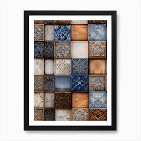 Mosaic Tile Pattern Art Print