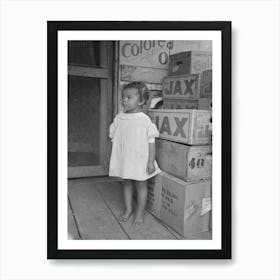 Untitled Photo, Possibly Related To Es Talking On Porch Of Small Store Near Jeanerette, Louisiana By Russell Lee Art Print