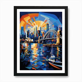 Bridge to Beauty: Sydney Harbour's Skyline Jewel Art Print