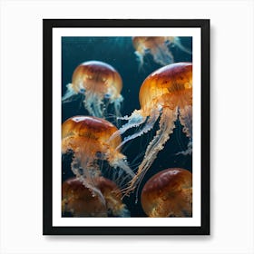 Jellyfishes 1 Art Print