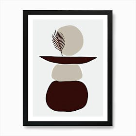 Rome Contrast Minimalist Bauhaus Art Print