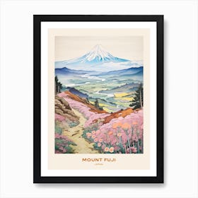 Mount Fuji Japan 1 Hike Poster Art Print