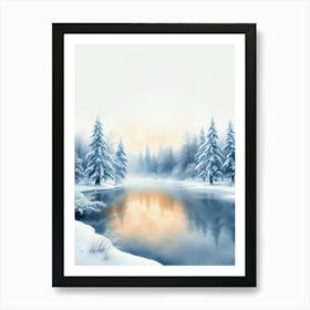 Winter Landscape 9 Art Print