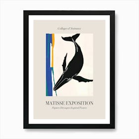 Whale 2 Matisse Inspired Exposition Animals Poster Art Print