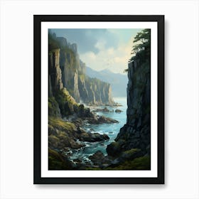 Landscape Painting 1 Art Print