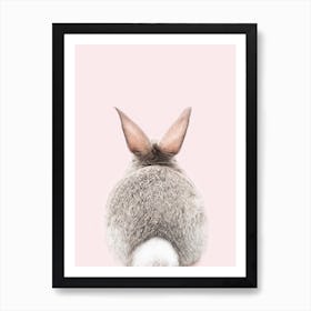 Bunny Tale Blush Art Print