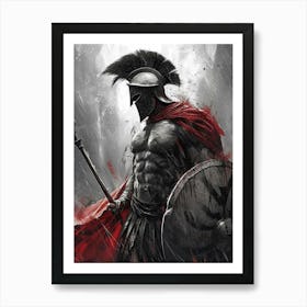 Spartan Warrior 2 Art Print