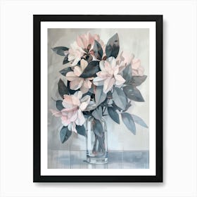 A World Of Flowers Azalea 4 Painting Art Print