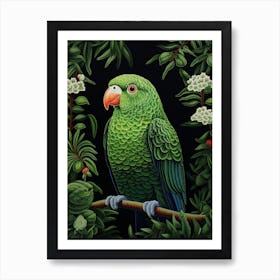 Ohara Koson Inspired Bird Painting Parrot 4 Art Print