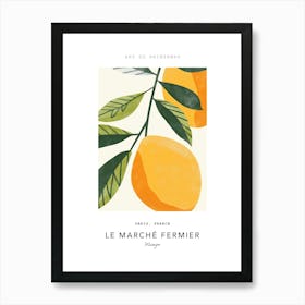 Mango Le Marche Fermier Poster 2 Art Print