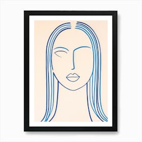 Portrait Of A Woman 3 Art Print