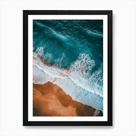 Aerial View Of A Beach 66 Art Print