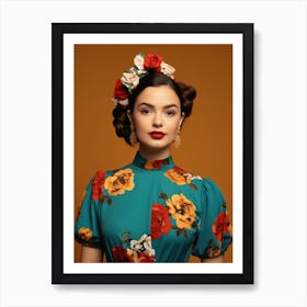 Mexican Woman Art Print