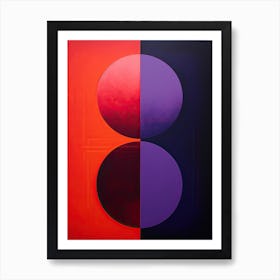 'The Spheres' Bauhaus style Art Print