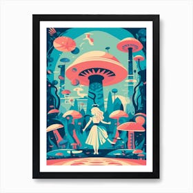 Alice In Wonderland Into The Woods 3 Art Print