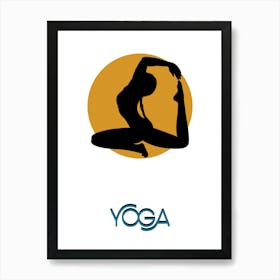 Yoga, the sport of yoga, the sport of meditation, relaxation, inspiring rest and meditation, a distinctive and exceptional work of art that embodies yoga.13 Art Print