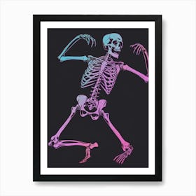 Skeleton Dance 8 Art Print