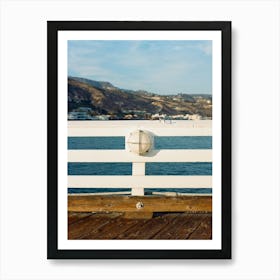 Malibu Pier II on Film Art Print