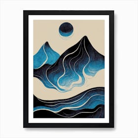 'The Mountains' Art Print