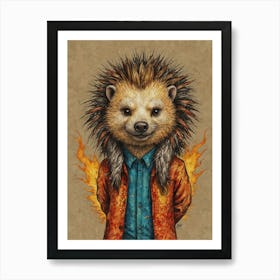 Hedgehog 18 Art Print