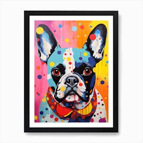 French Bulldog Pop Art Inspired Art Print