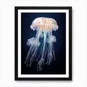 Box Jellyfish Realistic 1 Art Print