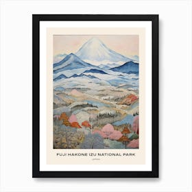 Fuji Hakone Izu National Park Japan 1 Poster Art Print