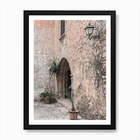 Courtyard Of An Old Building Art Print