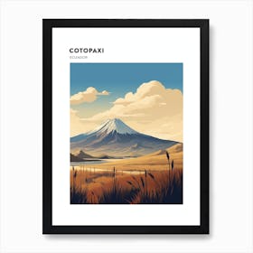 Cotopaxi National Park Ecuador 1 Hiking Trail Landscape Poster Art Print