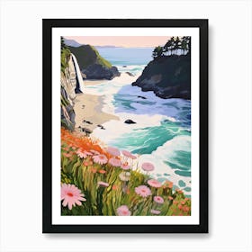 The Cliff Illustration 0 Art Print