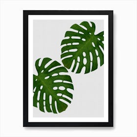 Monstera Leaf II Art Print