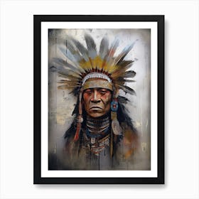 Soulful Strokes: Captivating Indian Art Expressions Art Print