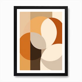 Abstract Circles Canvas Art Print