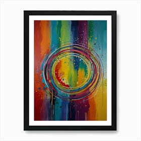 Rainbow Circle Art Print