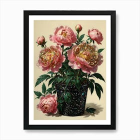 Pink Peonies 2 Art Print