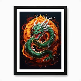 Dragon Fire Art Print