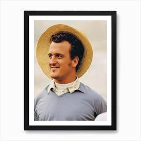 Jason Segel Retro Collage Movies Art Print