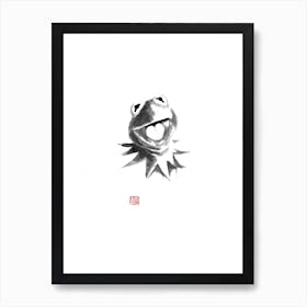 Kermitt The Frog Art Print
