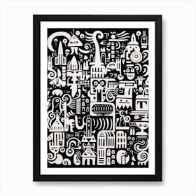 Cityscape 2 Art Print