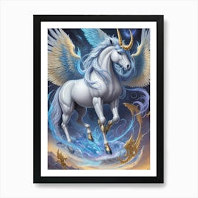 Unicorn 16 Art Print