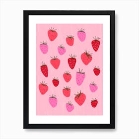 Strawberries Art Print