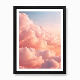 Pink Clouds In The Sky 4 Art Print